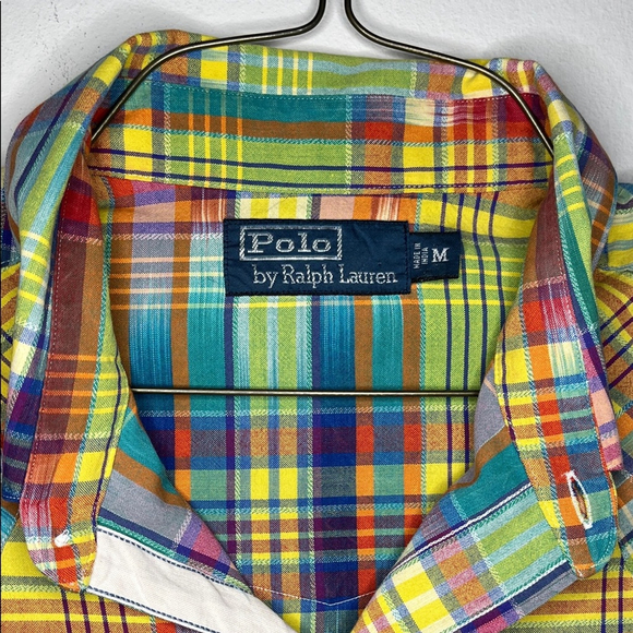 Polo by Ralph Lauren Colorful Plaid Button Down Shirt - Picture 2 of 5